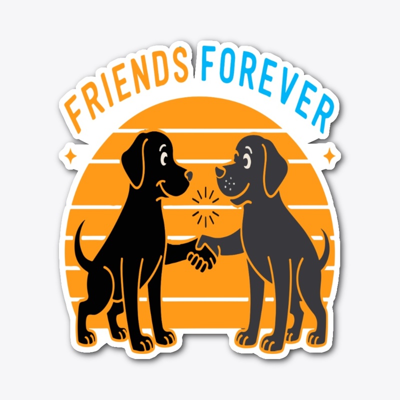 Friends Forever Vintage-Style T-shirt