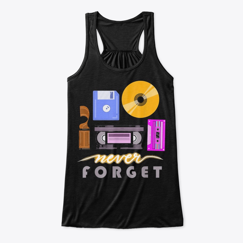 Never Forget Retro Vintage Cassette Tape