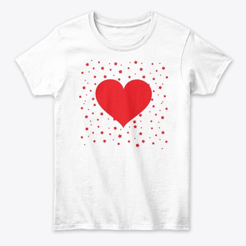 Heart with stars