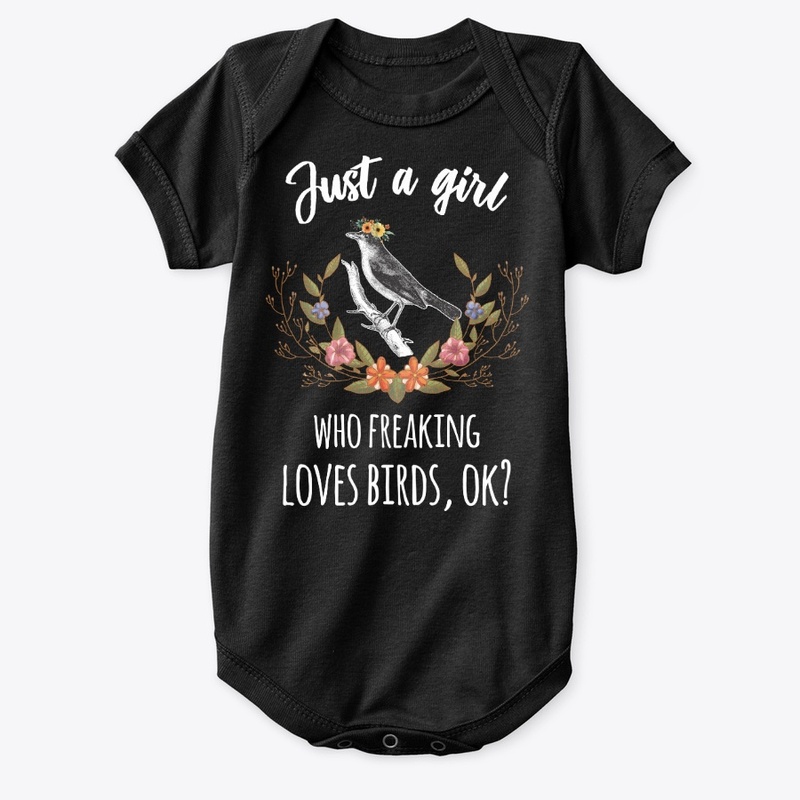 Just Girl Who Loves Birds Boho Style
