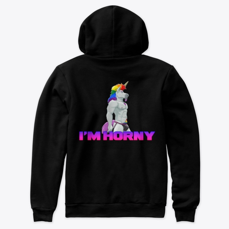 Bomber's Apparel logo+im horny