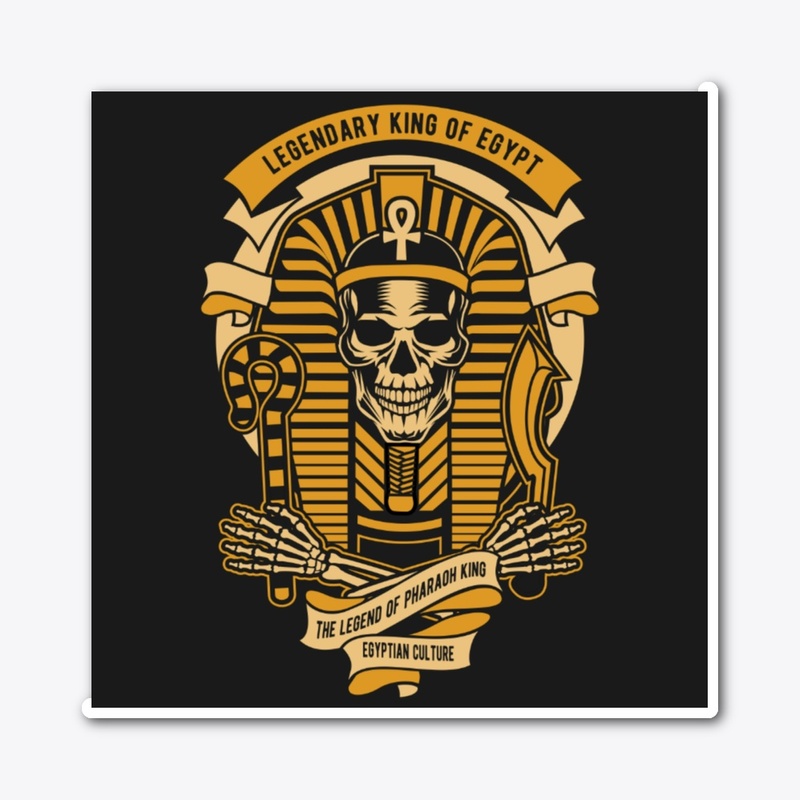 Legendary Egypt King Streetwear Sticker