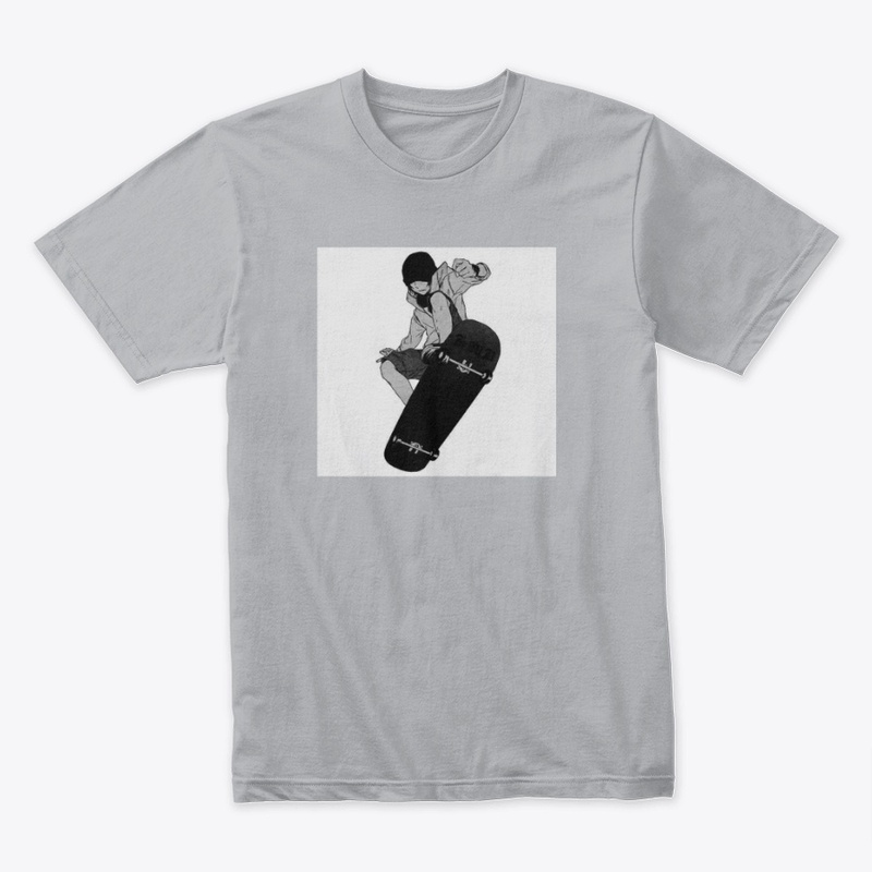 Gray skaters T-shirt 2023