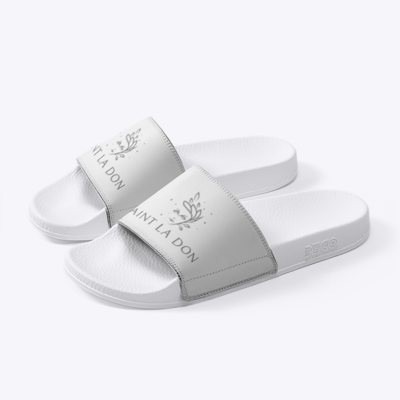 Chyna White Slides  