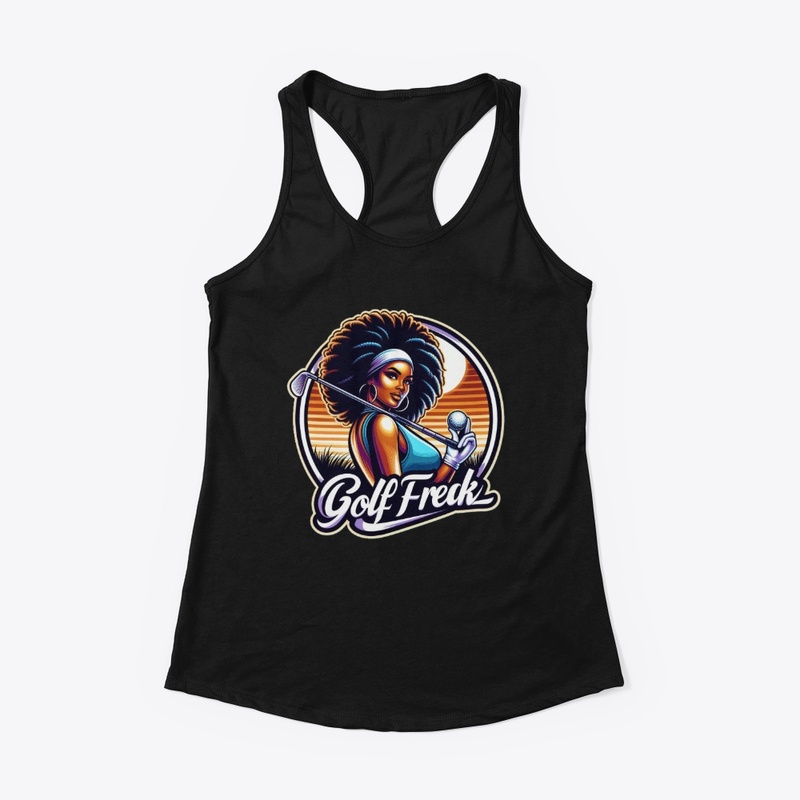 GOLF FREAKS BLACK WOMEN'S CLOTHING 