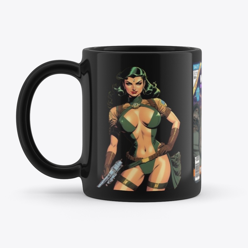 A Very Salty Sci-Fi Pin Up Girls Mug A