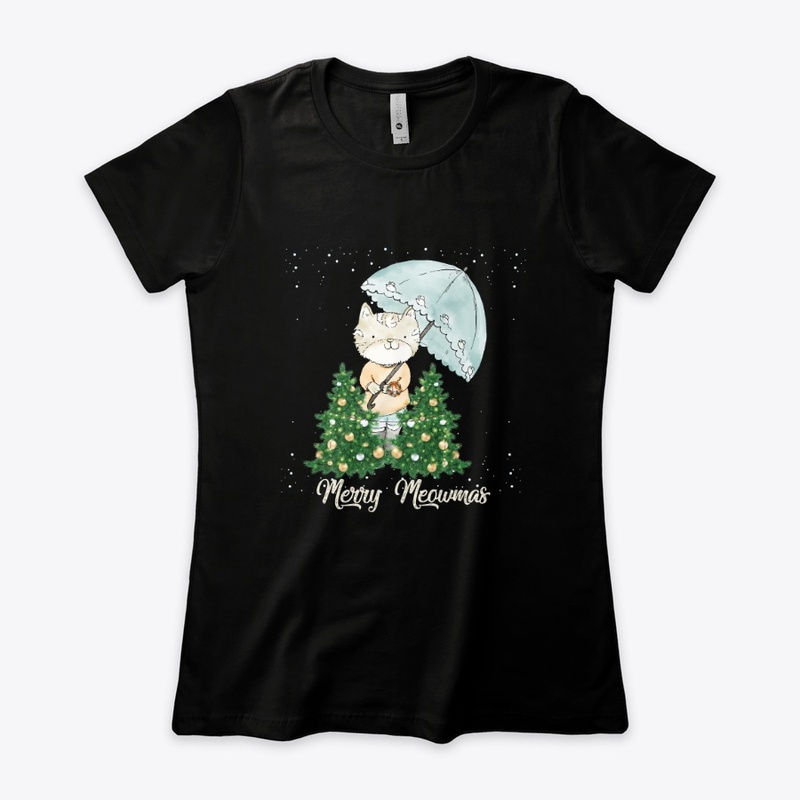 Merry Catmas , Merry meowmas T-shirt