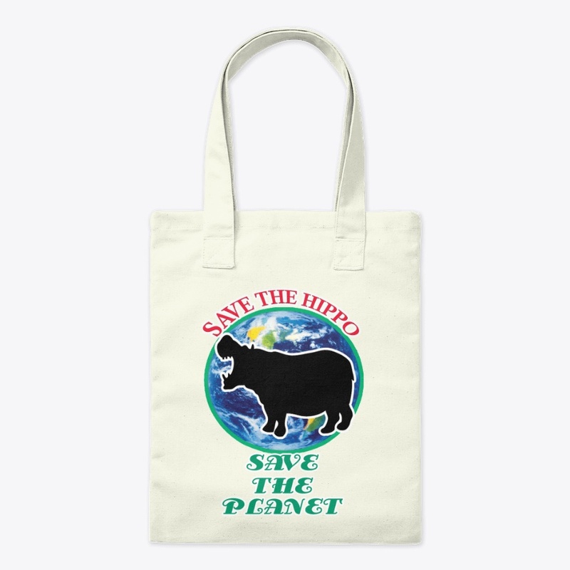 SAVE THE PLANET SAVE THE ANIMALS Hippo
