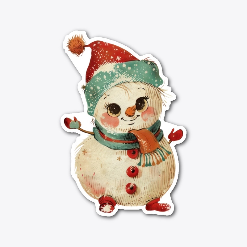 Baby Snowman Sticker