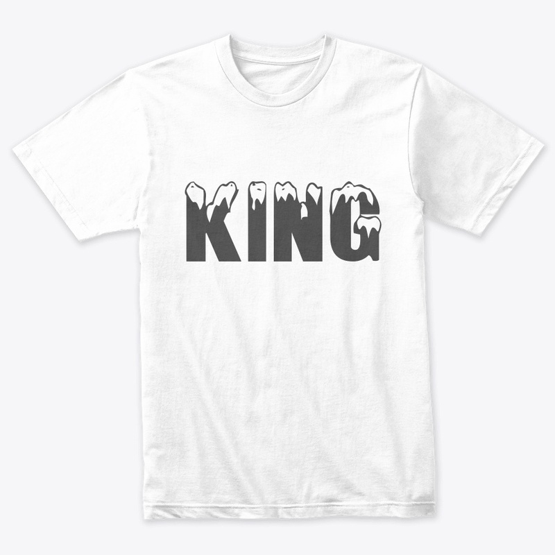 King T shirt|text t shirts|custom text 