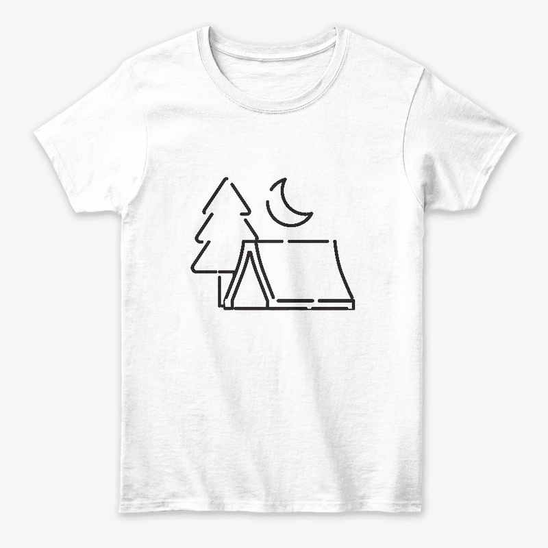 Campsite Moonlight Cozy Camping Shirt
