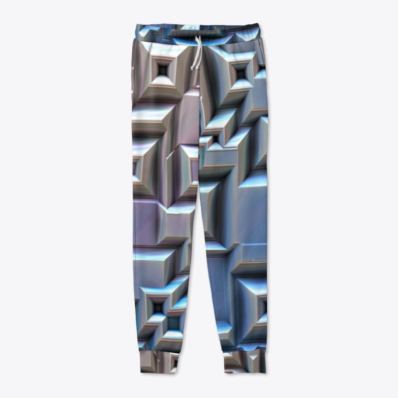 Blue and Silver Squares and Boxes