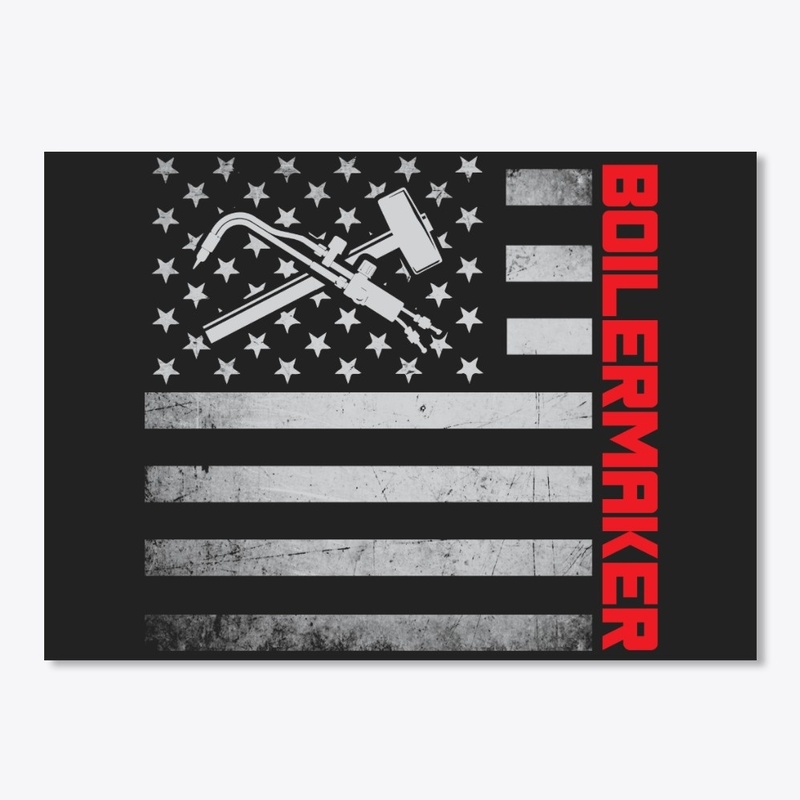 Boilermaker US Flag Mask