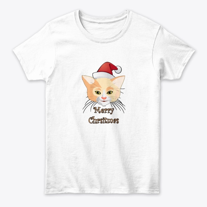 Merry Christmas Cute Kitten