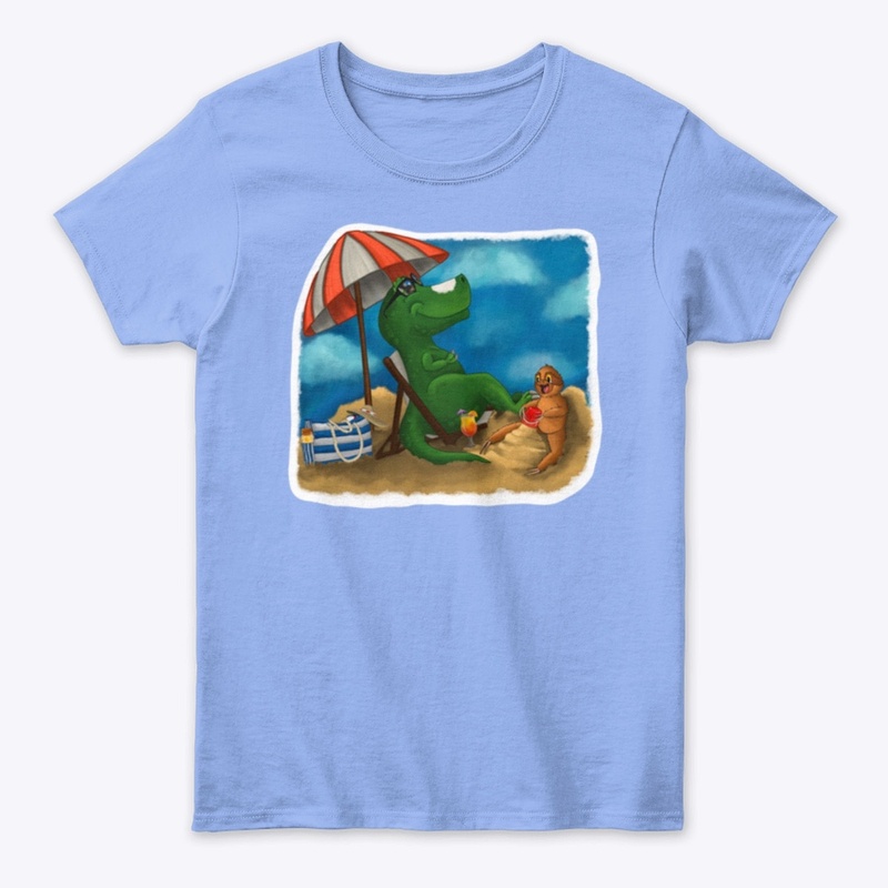 Beach Vibes - Compact Outline