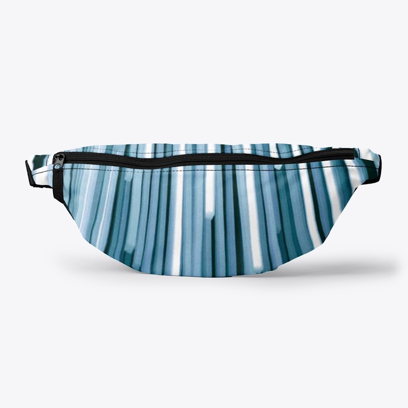 Black and Blue Perpendicular Abstract