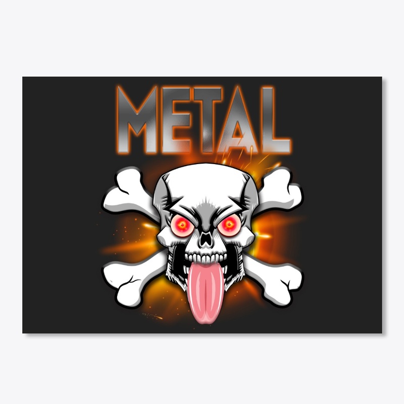 METAL!  Skull and Crossbones