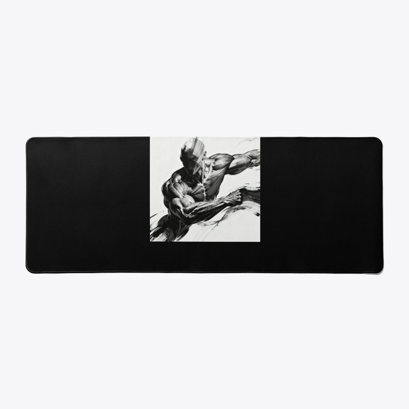 Muscle Power Black & White Motivation