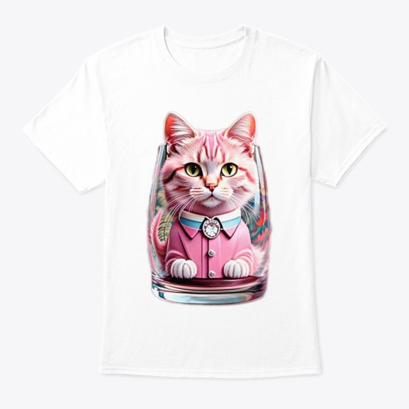 Whiskers and Pink Wonders Tee