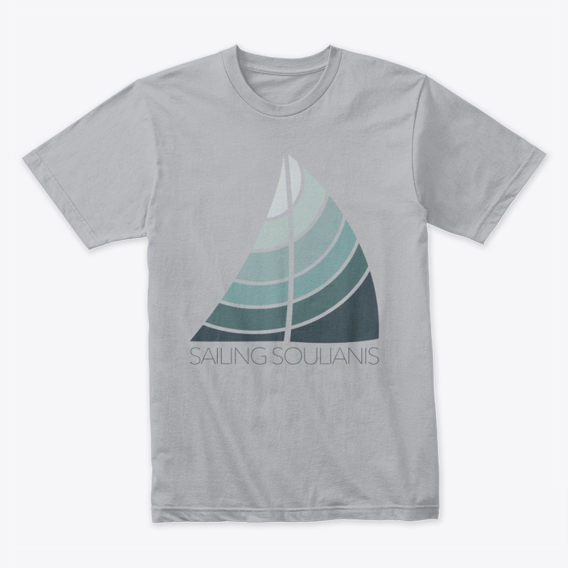Blue Gray Sailing Soulianis Premium Tee