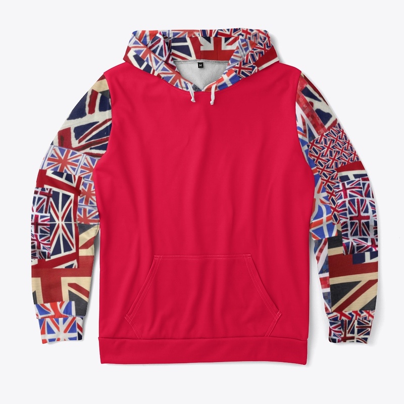 clad color vest British hoodie