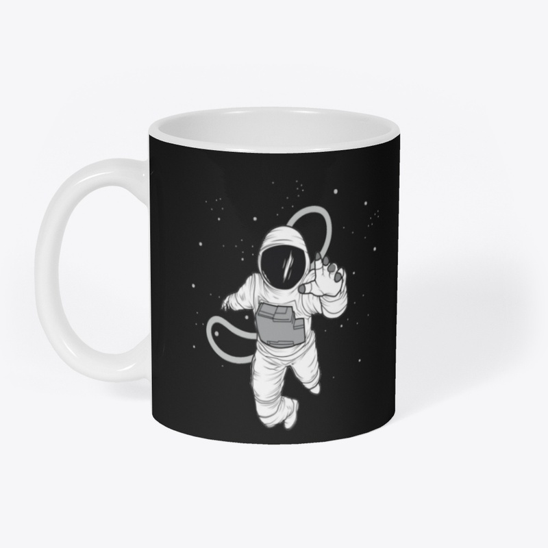 Space shirt and cup