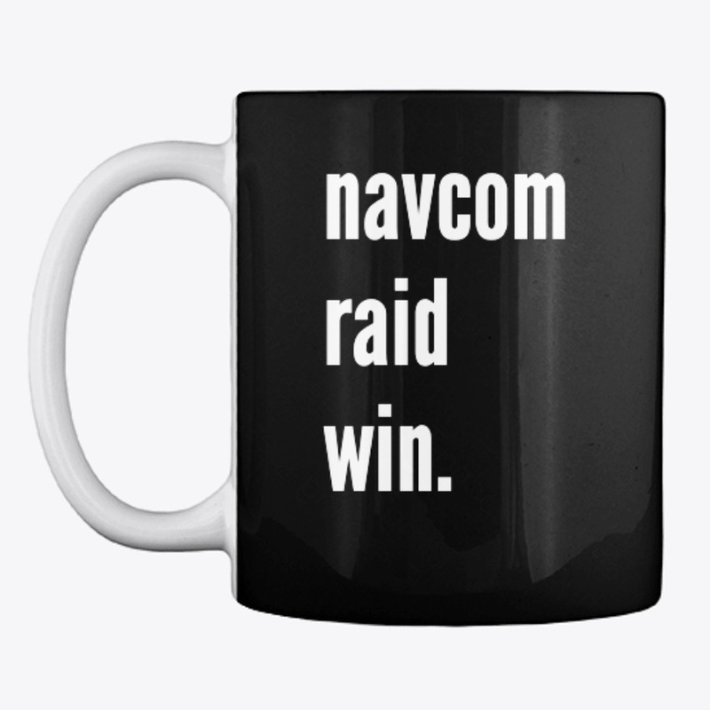 navcom raid win mug
