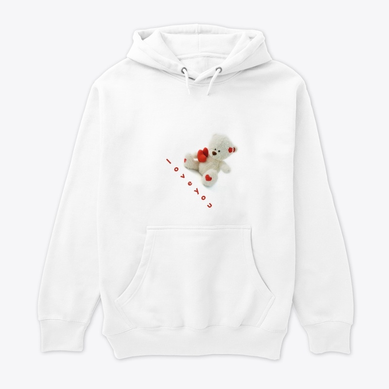 3D Bear “Love You” – Cute Design