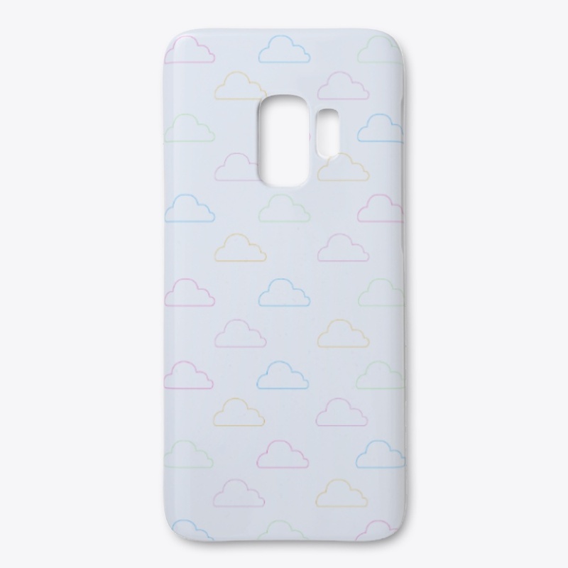 Clouded Multicoloured Phone Case