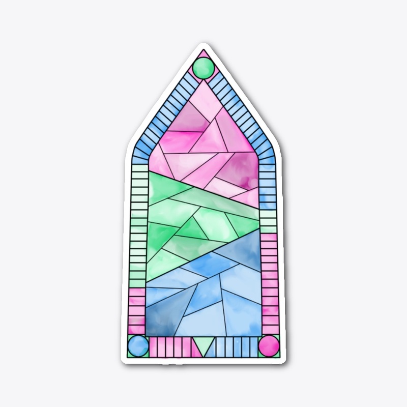 Stained Glass Polysexual Window