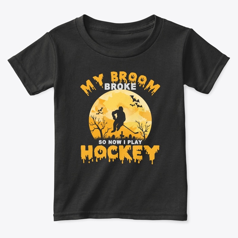My Broom Broke so I play Hockey