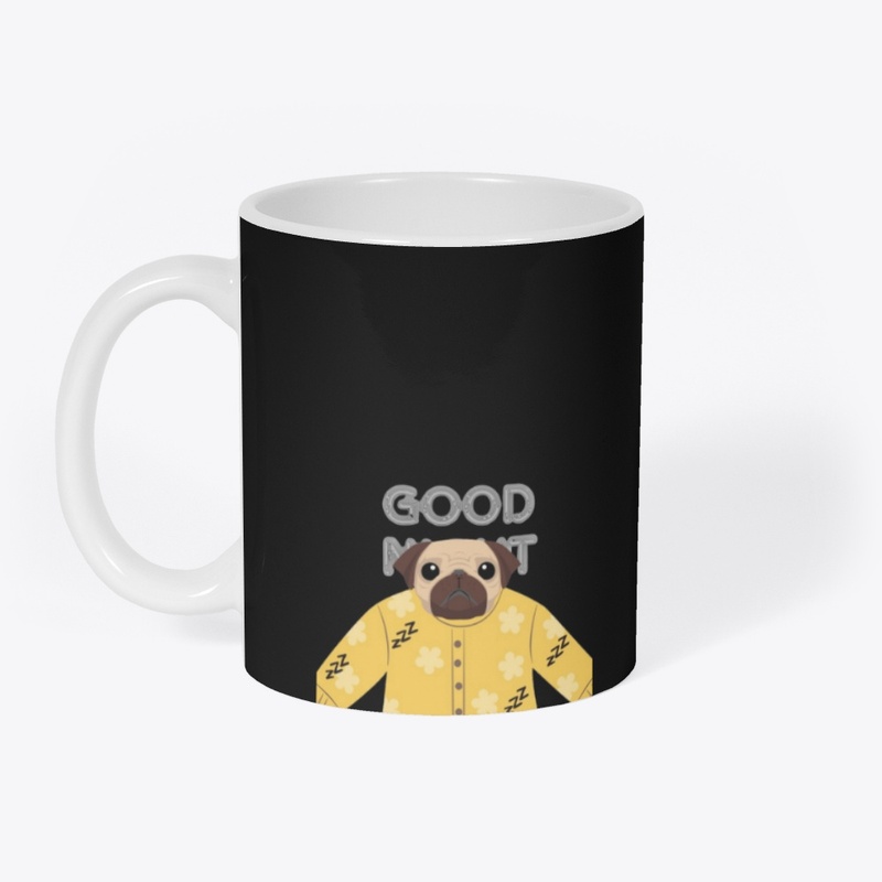 good night pug 🐕‍🦺