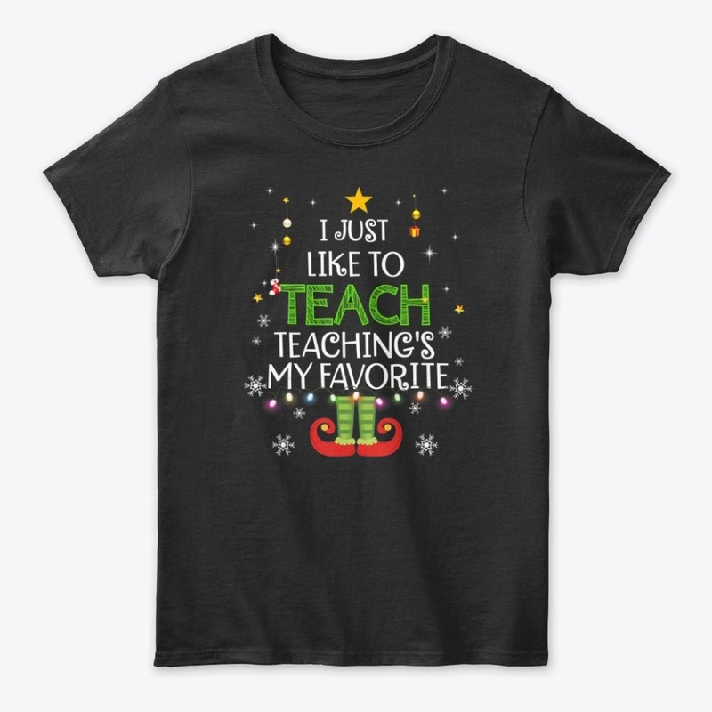 Teacher Elf Christmas shirt