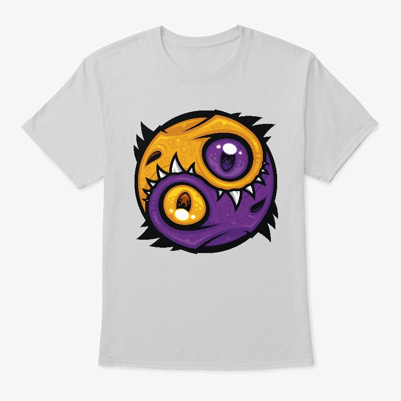 Gold and Purple Yin Yang Dragons