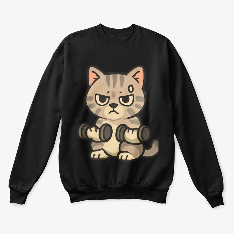 Gym Cat: No Pain, No Purrs