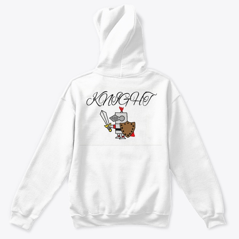 Knight classic pullover hoodie for kids