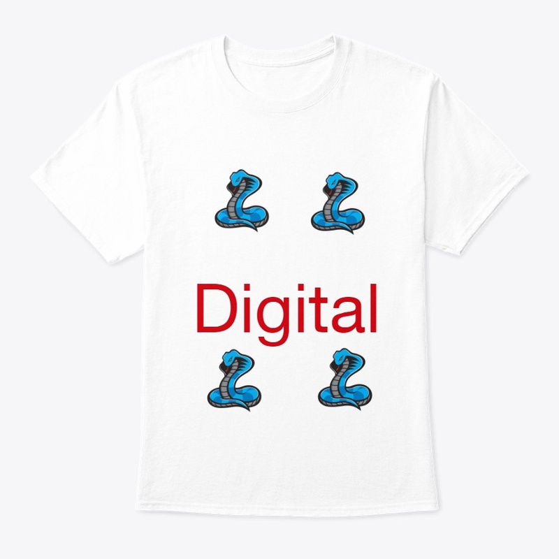 Digital snake T shirt