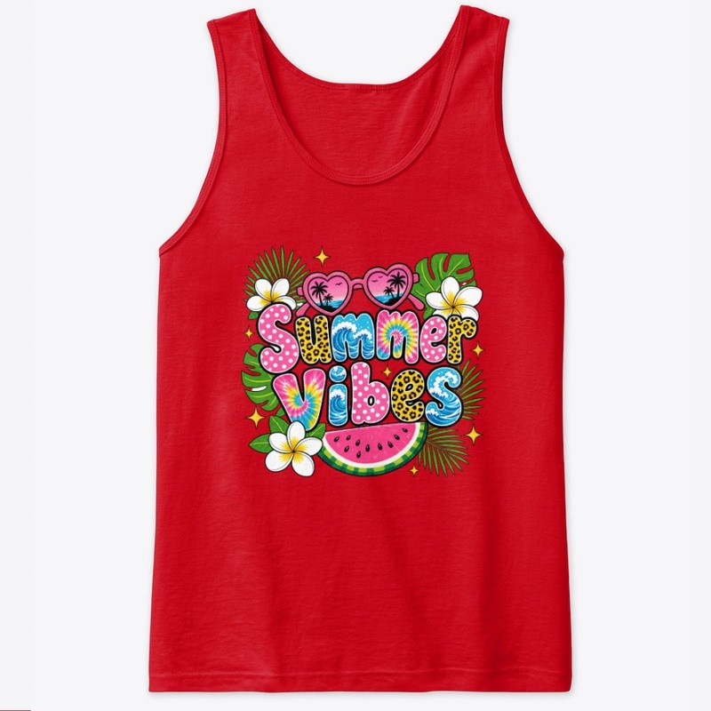 Colorful Beach T-Shirt Design