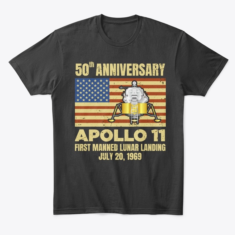 American Flag Apollo 11 50th Anniversary