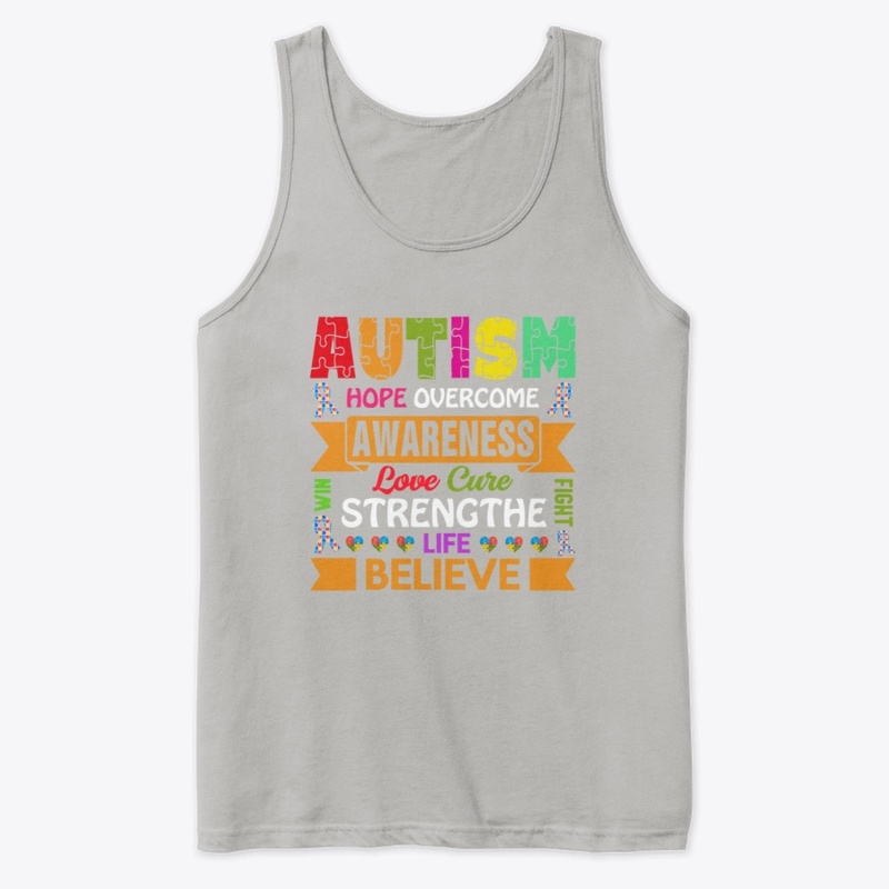 Autism Shirt - HOPE OVERCOME AWARENESS