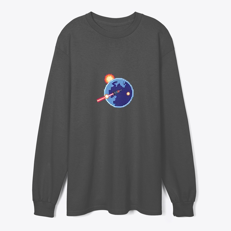 Retro Pixel Art Space