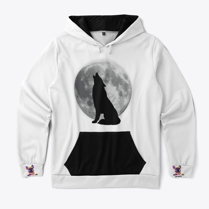 Le loup au clair de la lune
