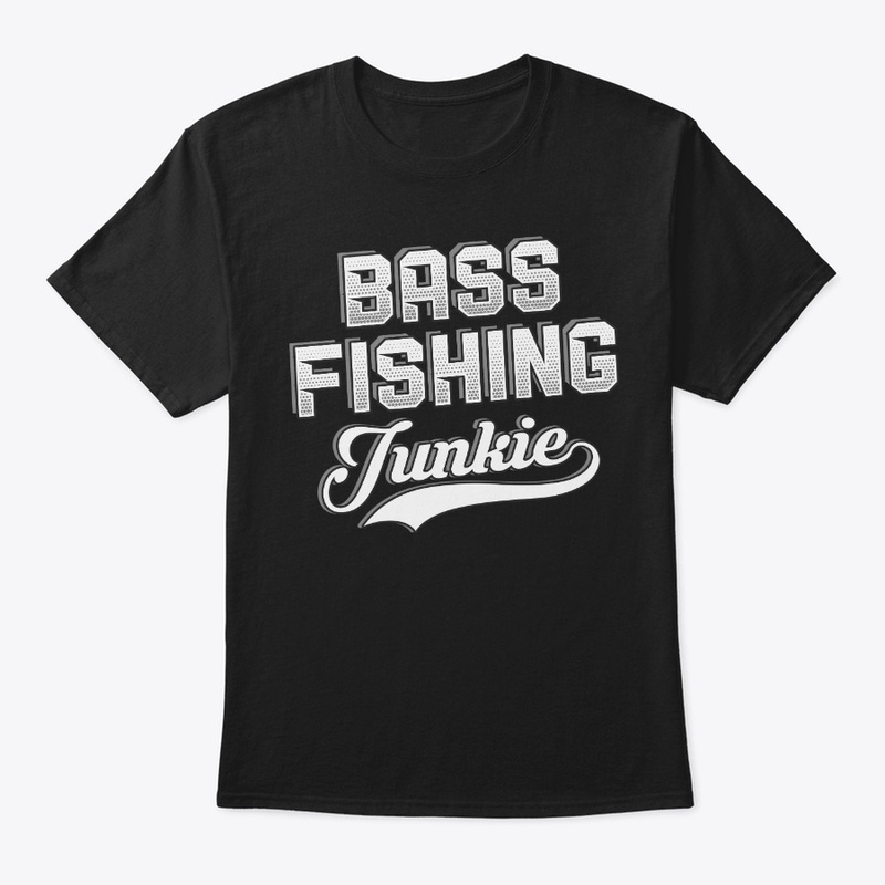 Funny Bass Fishing Lover Gift Junkie