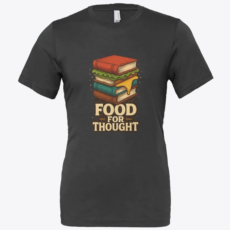 Book Burger Print - Food for Thought 
