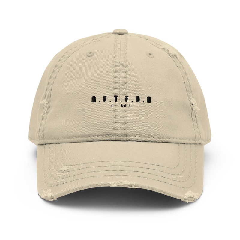 N.F.T.F.O.H [ sand. DAD HAT ]