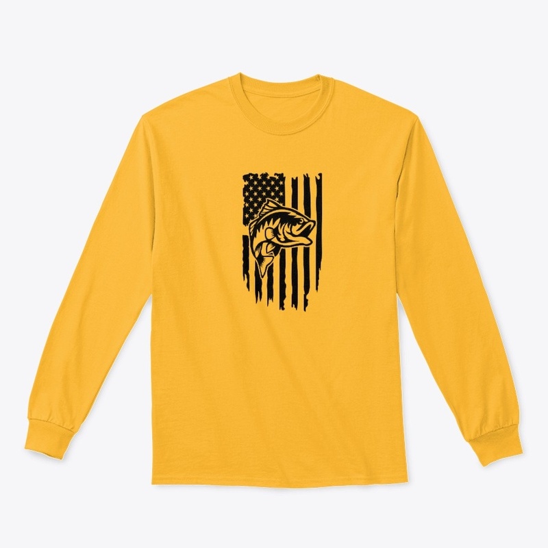 American Flag + Fishing