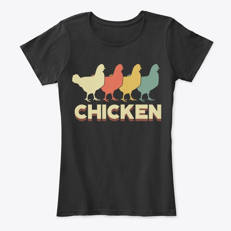 Silhouette Vintage Chicken Lover Gift