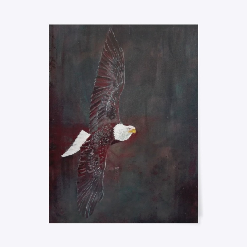 Soaring Focused Eagle