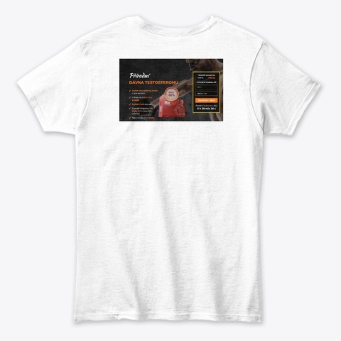 Test Arx Czech Republic White T-Shirt Back