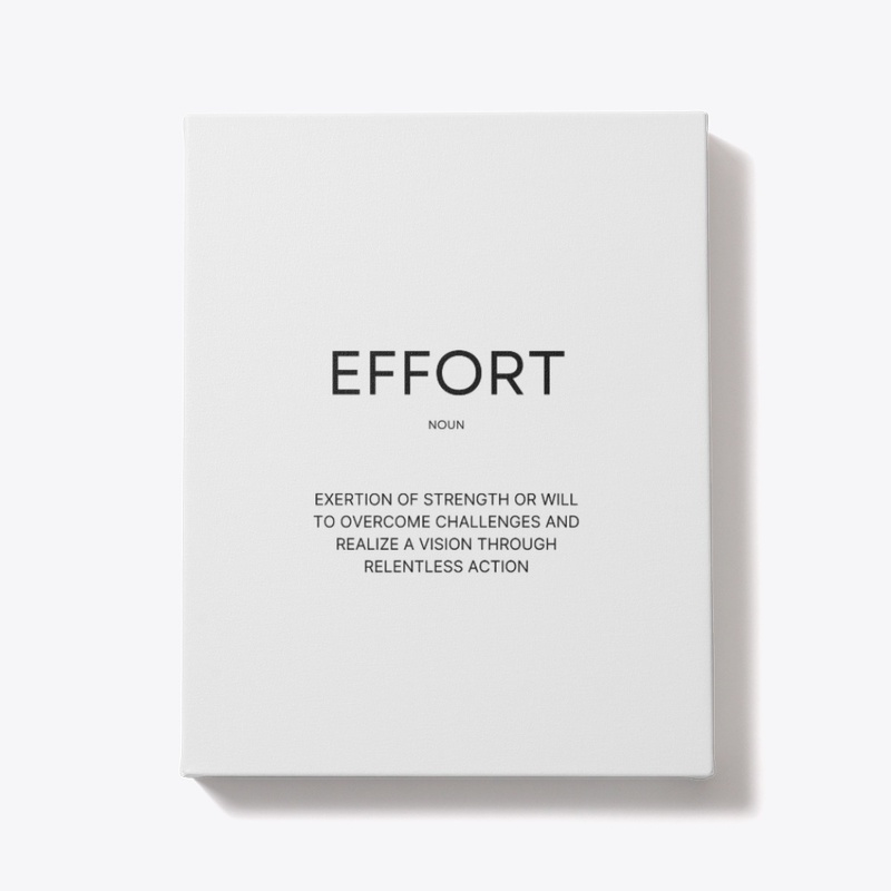 Effort Motivation Wall Art